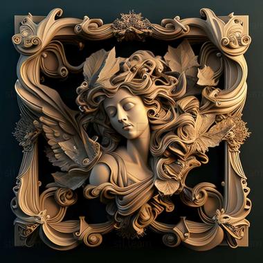 3D model baroque (STL)